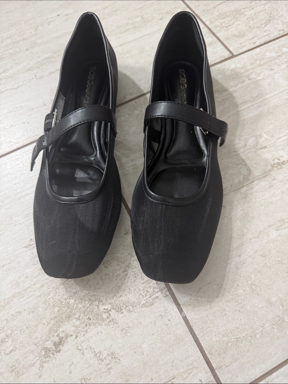 BCBGeneration Black Mary Jane Flats - Women size 9 ..new
